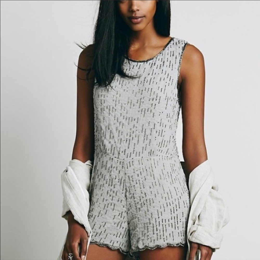 Free people beaded romper
